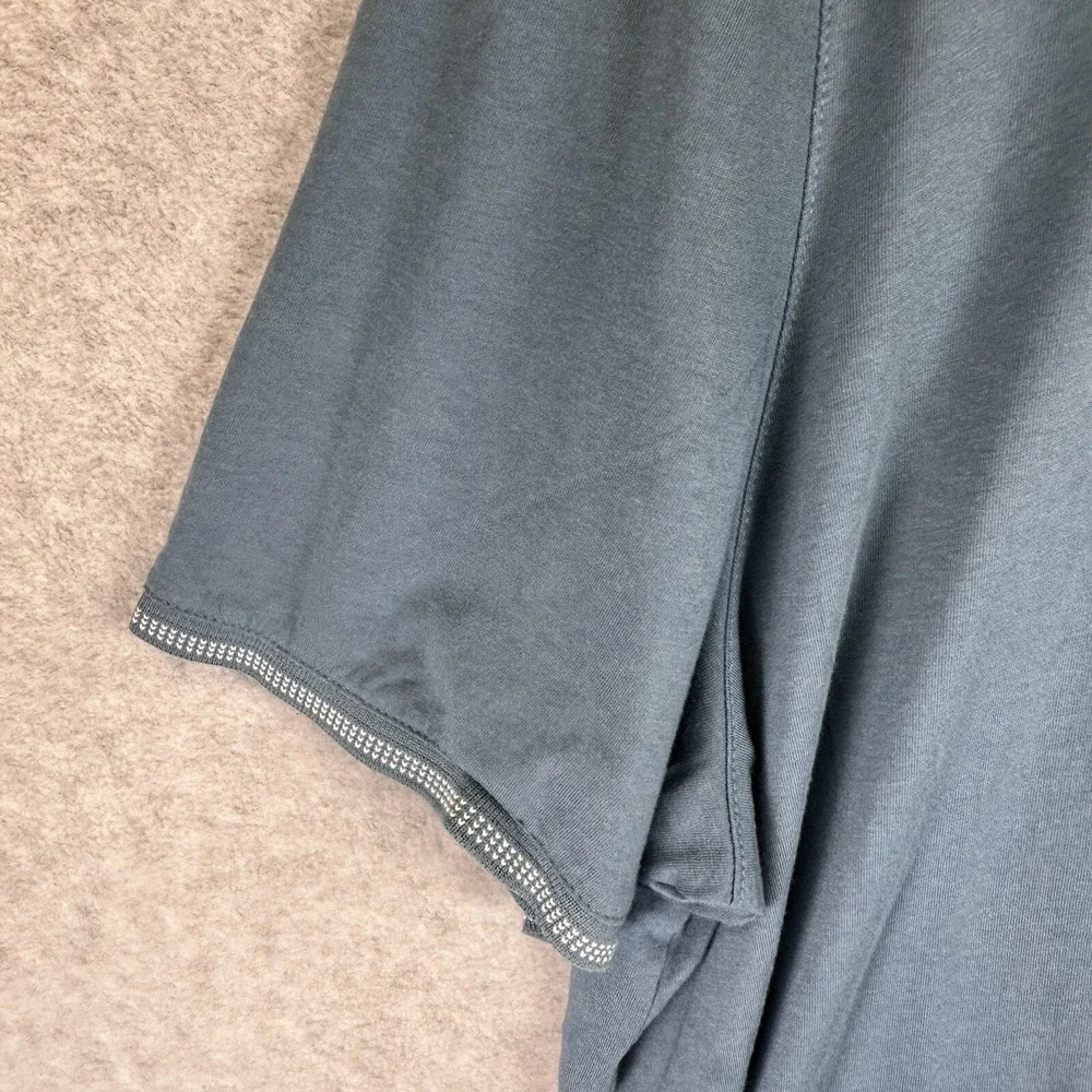 Ted Baker Polo Collared Shirt Tortila Sz 7 Stretch Short Sleeve Casual Basic 3XL